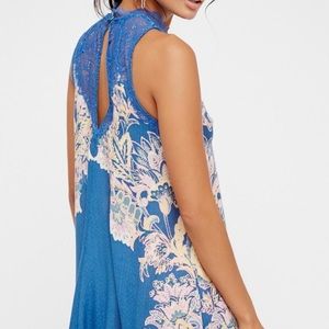 Free People Marsha Crochet Lace Floral Dress large